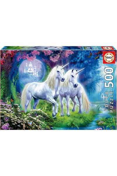 EDUCA 500 pc Unicorn in the Forest Puzzle 17648