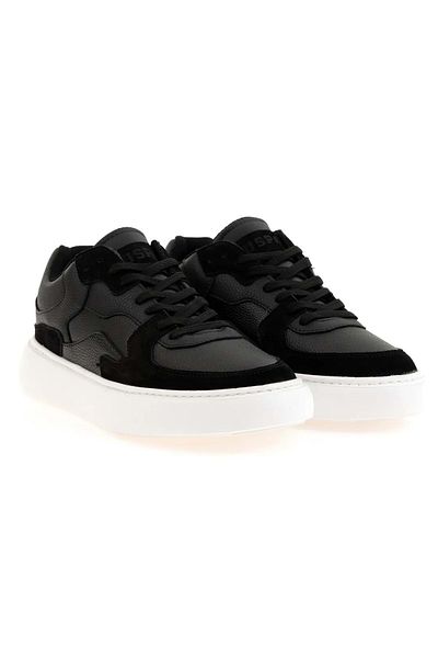 U.S. Polo Assn. ΒΑΣΗ. Polo Assn 1083396   Ανδρικά Αθλητικά Παπούτσια ΜΑΥΡΟ-ΛΕΥΚΟ