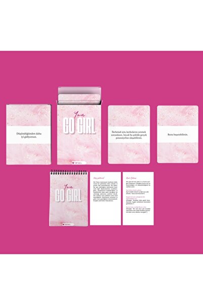 edinotes بطاقات تحفيزية "You Go Girl"