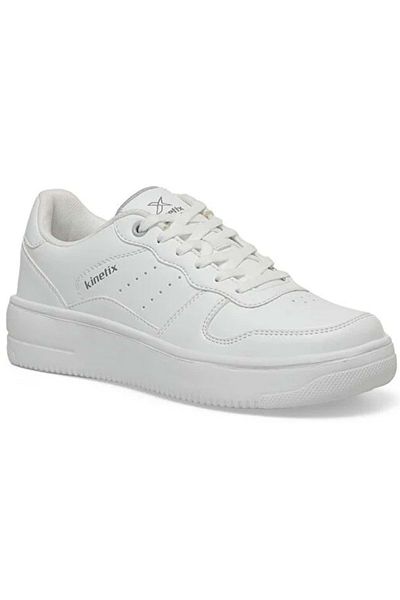 Kinetix Tyra Pu Unisex White Sneakers