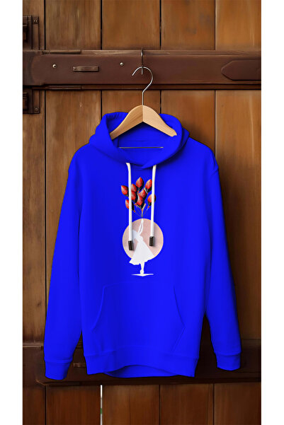 kapşonlu sweatshirtler Aşk ve Kalpli balonlar