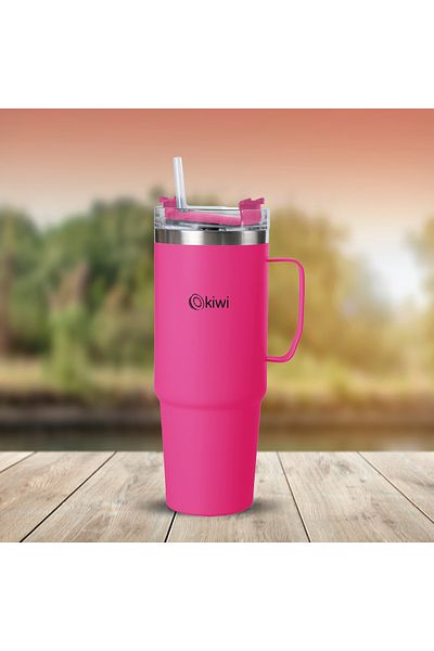 Kiwi Kt-8659 Thermos Cup with Straw 0.9 Lt
