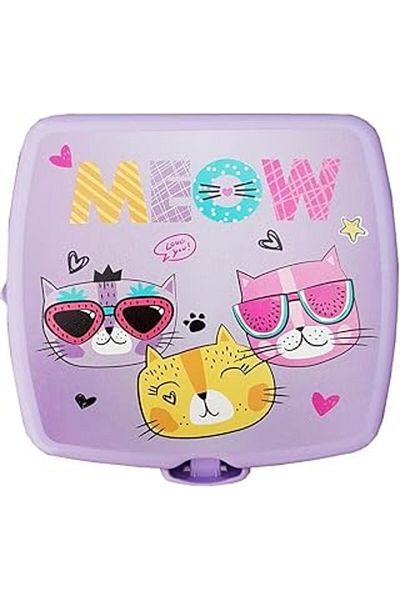 Mepal Efshopx Kids Lunch Box Cat Themed Lila New Design 1002192