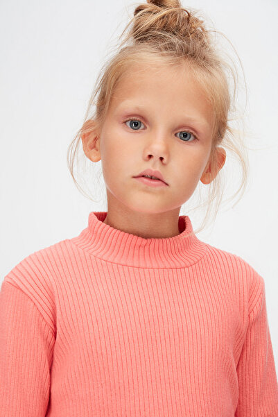 LOVETTI Salmon Girl Half Fisherman Camisole Long Sleeve T-Shirt