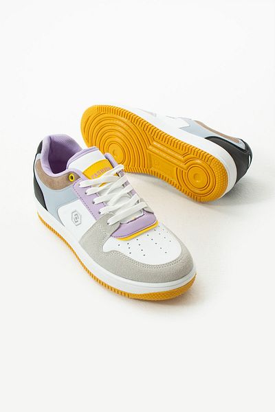 SOLDOY Pantofi sport casual cu talpă ortopedică cu pudră albă
