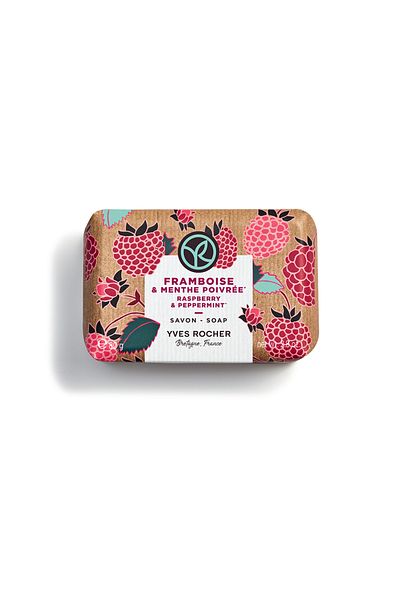 Yves Rocher Raspberry & Peppermint Bar Soap 80g