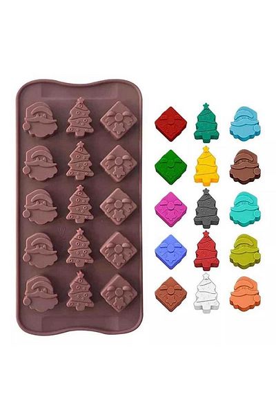artizanmutfak Silicone Pine Ice Box and Chocolate Mold (Cma-20)