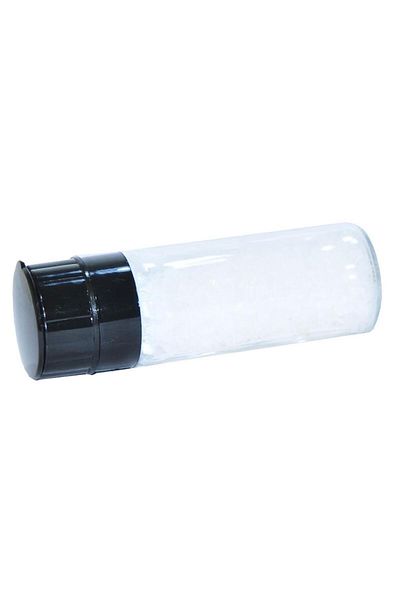 LokmanAVM Salt Black Pepper Mill Glass Salt Shaker Pebble Granular Rock Salt 100gr