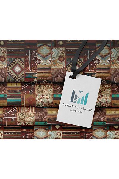 Burkan Kumaşçılık - Ethnic Pattern Digital Printed Fabric