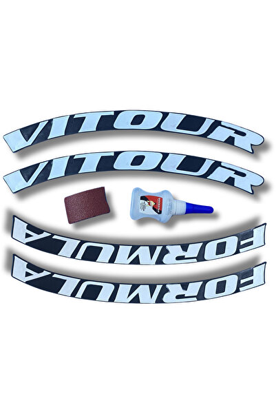 ASTUNİNG مجموعة ملصقات لاصقة لإطارات الدراجات النارية والسيارات من Vitour For...