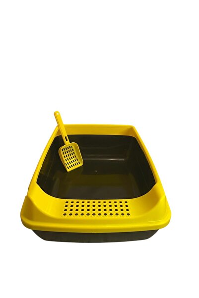 KRT Chitto Elekli Açık Kedi Tuvaleti ** Kürek Hediyeli