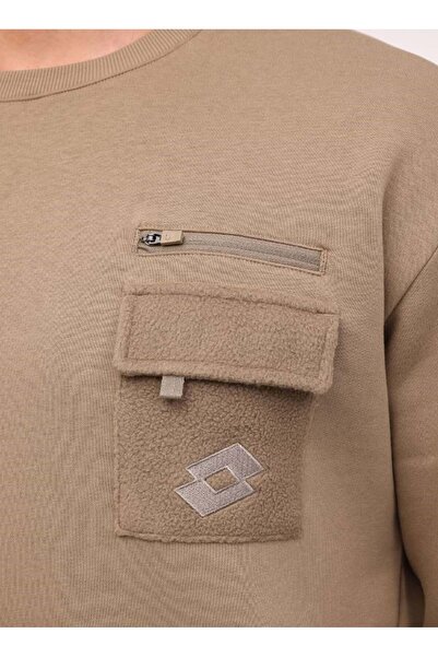 Lotto M-colonel C Neck Swt Erkek Polar Φούτερ Haki