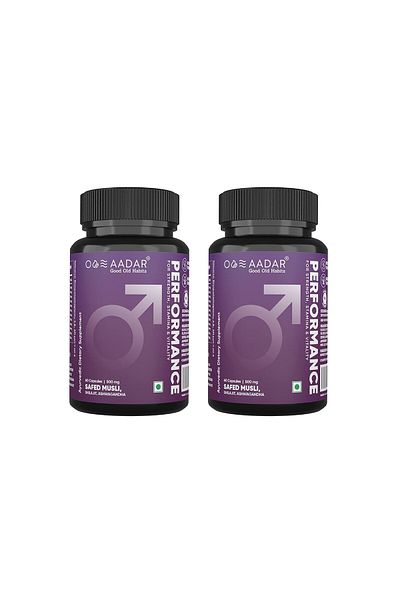 Aadar Performance Capsule for boosting Stamina 60 Capsules Pack of 2