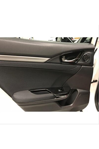 OLED GARAJ CIVIC FC5 2016-2021 IÇIN UYUMLU IÇ KAPI KOLU KAPLAMA PIANO BLACK C...