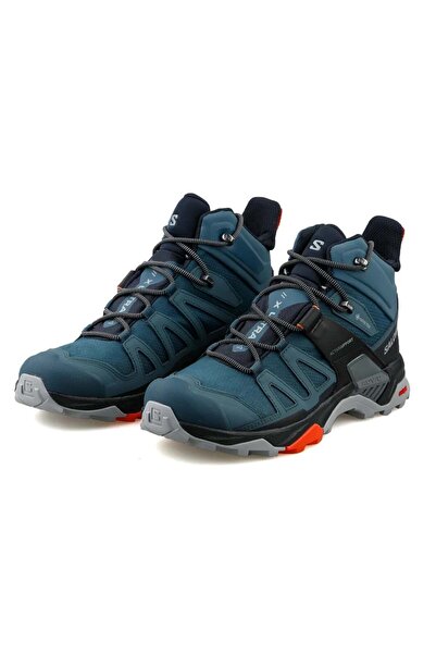 Salomon X Ultra 4 Mıd Gtx Gore-Tex® L41383400 Hiking Patika Tırmanış Erkek Outdoor Bot MAVİ