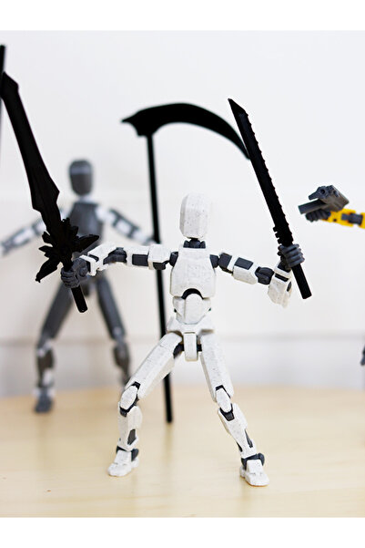 Dummy Beyaz DUMMY13 - Tüm Eklemleri Hareketli  Figür