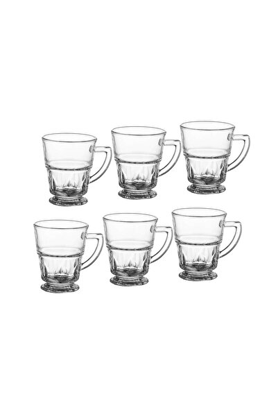 Dania 6-piece glass tea cup set