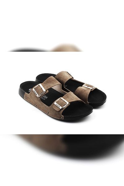 Esem Pu Roller Double Tape Slippers
