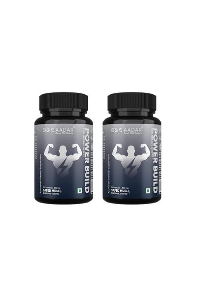 Aadar POWER BUILD - 30 Capsules Pack of 2