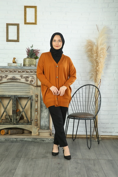 NİSUM MODA جيب قصير بأزرار سترة