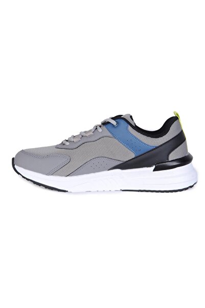 Jump 30607 Γκρι Μπλε Orthopedic Memory Foam Sneaker - Άνετα αθλητικά παπούτσια για περπάτημα