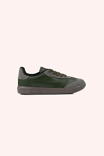 Panço Erkek Çocuk Bağcıklı Haki Sneaker
