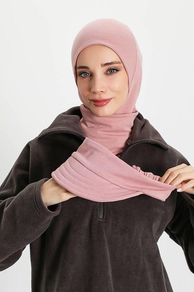 Aisha's Design عمامة شتوية مع أقنعة قابلة للفصل، b-82rb