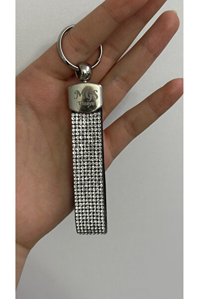 Mgs Breloc auto cu detaliu de piatră de culoare argintie