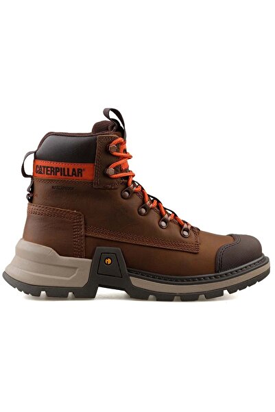 Caterpillar CAT Colorado Expedition WP Waterproof Brown Crisp Leather Men's Boat Shoes