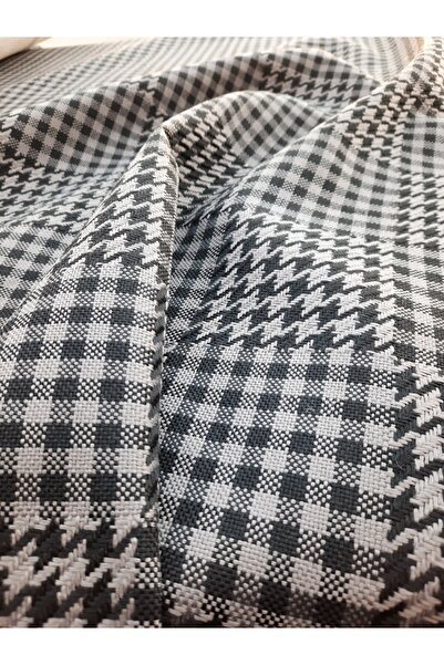 Tasarım Kazayağı Desenli Döşemelik Kumaş