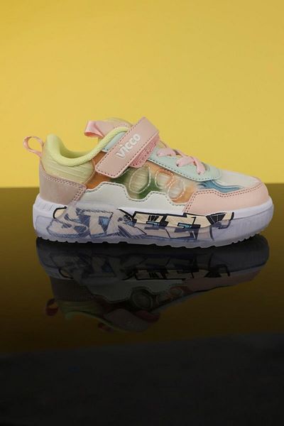 Vicco Size 28-37 Girl's Powder Color Bita Sports Shoes