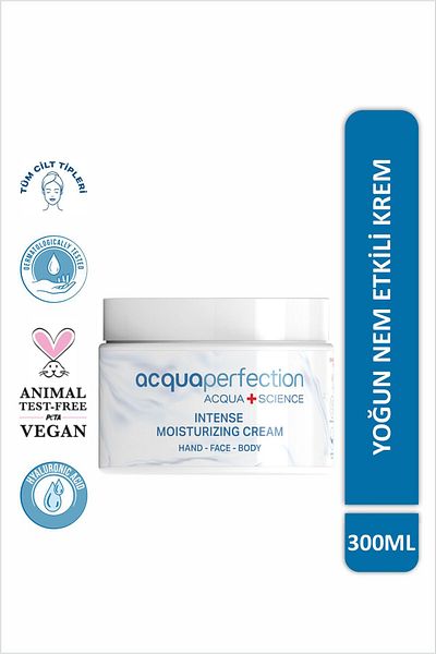 Acqua Perfection Intense Moisturizing Intensive Moisturizing Hand - Face - Body Cream 300ml-