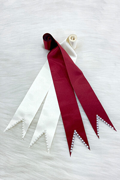 ZEYMERADE شريط مجوهرات العروس والعريس باللون الكريمي العنابي؛ حزام مجوهرات لح...