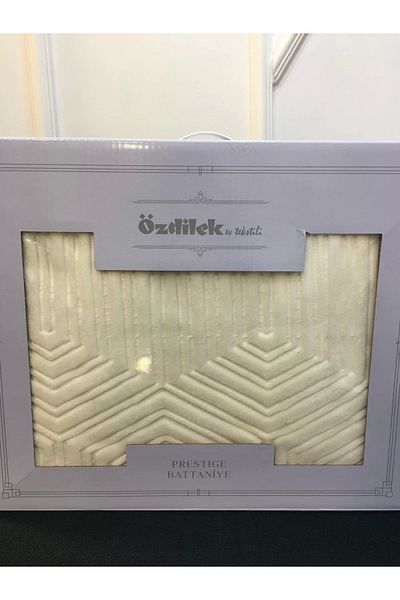 NİVEMESHOME Nivemeshome Beige Double Prestige Blanket Özdilek