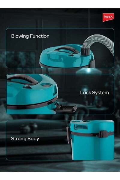 İMPEX Turkish Vacuum Cleaner 21l Dust Bag Capacity Low Noise Operation 2200w Vc4709