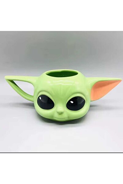 mr shopping MR 300ml Sevimli 3d Baby Yoda Seramik Özel Kupa Bardak Star Wars ...