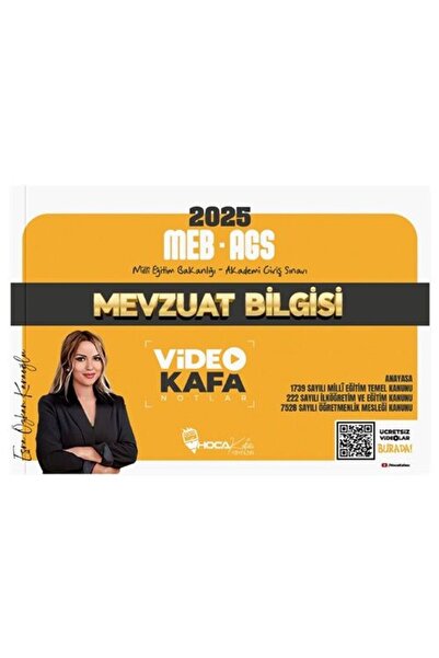 Hoca Kafası Yayınları SÜPER FİYAT - Hoca Kafası 2025 MEB-AGS Mevzuat Bilgisi ...