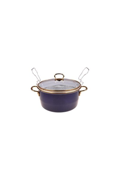 Karınca Bambum Sultan Frying Pot 22 cm - Navy Blue T3183 Fma03435