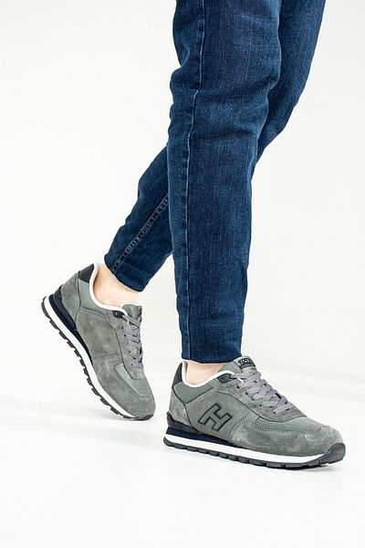Hammer Jack Lace-Up Casual Sports Shoes Sneaker Gray