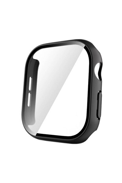noktaks Apple Watch 10 42mm Compatible - Hard Pc Case and Screen Protector-Gard 35-Black-T33600