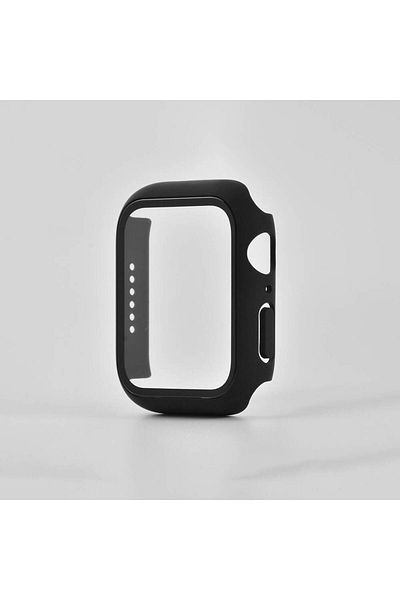 noktaks Apple Watch 42mm Compatible - Case Protective Case and Screen Protector - 01 - Black - T31721
