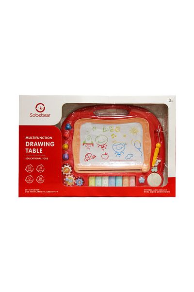 None Drawing Board Educational Multifuction W/Piano Red 23-2061057R