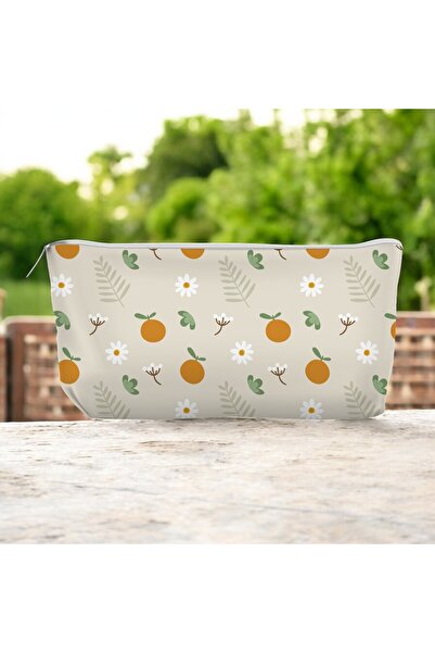 Riyaz Dükkan حامل قلم قماش برتقالي