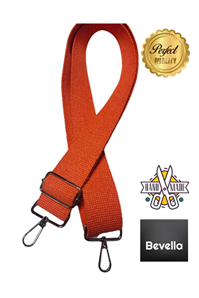 Bevella Dokuma Pamuklu Kolon Ayarlanabilir Çanta Sapı - Telefon Askısı ( 130 Cm )