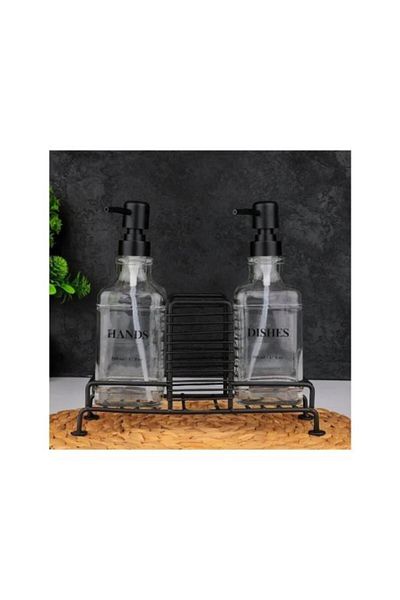 PANJI Mien Liquid Soap Dispenser 2 Λίτρων με Μαύρη βάση
