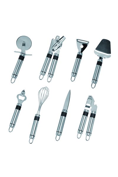 Viwares Küchenhelfer- Set, 9 tlg. aus Edelstahl
