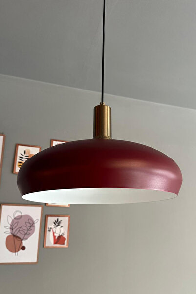 Bamyum Estrela Vişne Çürüğü Tekli Sarkıt Avize Eskitme Fener Başlık İç Mekan Aydınlatma Dekoratif Mutfak