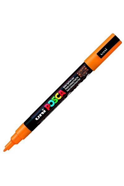 UNİ-BALL Uni-Ball Posca 0.9-1.3 Water Based P.Yellow N Pc-3M - Poster Marker