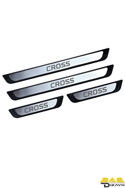 bab dizayn automotive styling Fiat Egea Cross Uyumlu Krom Kapı Eşik Koruması ...