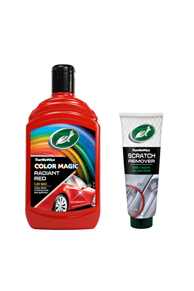 Turtle Wax Renkli Cila Kırmızı Ince Çizik Giderici Pasta 100 ml